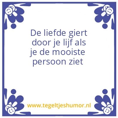 Tegeltje: Liefde