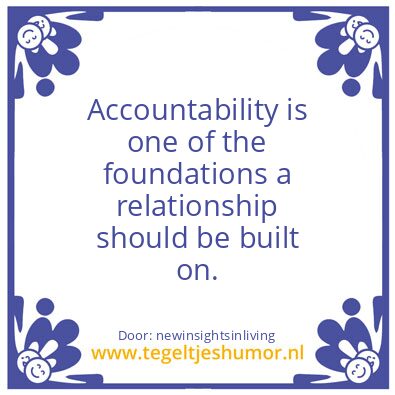 Tegeltje: foundations