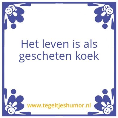 Tegeltje: J&S wisdom
