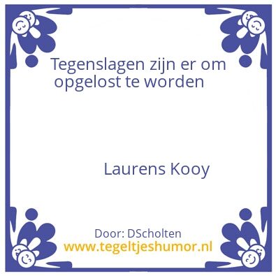 Tegeltje: lk