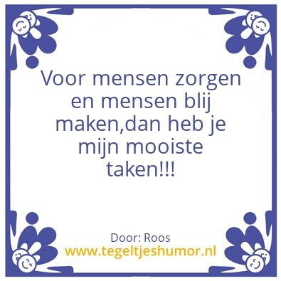 Tegeltje: Roos