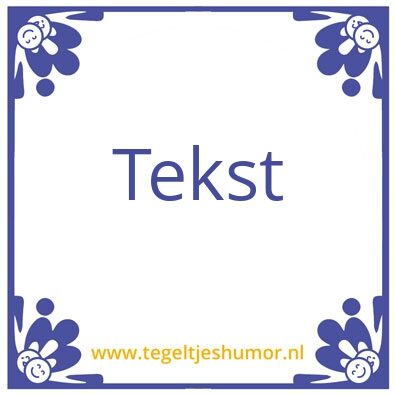 Tegeltje: Test