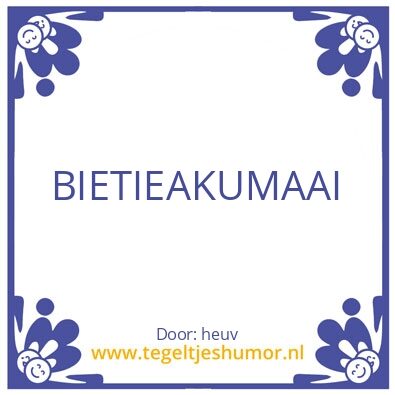 Tegeltje: hunt