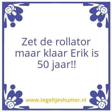 Tegeltje: erik