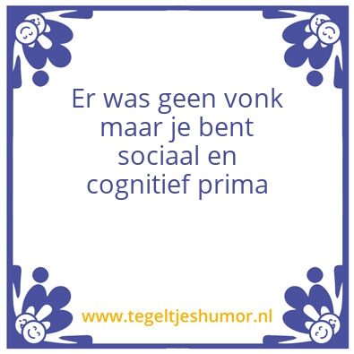 Tegeltje: Prima