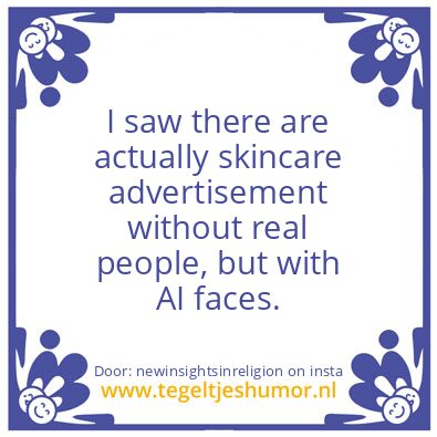 Tegeltje: AI Faces !