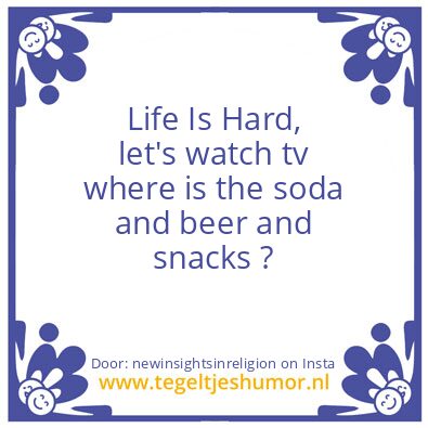 Tegeltje: THE SIMPLE SOLUTION ?