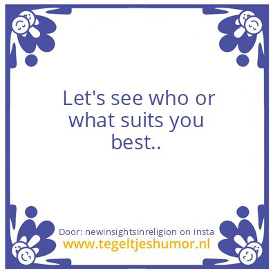Tegeltje: Your Future ?
