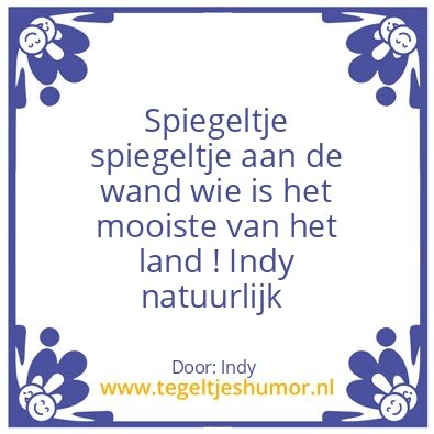 Tegeltje: Indy