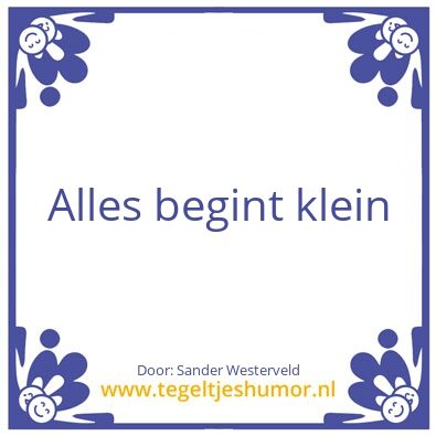 Tegeltje: Sander