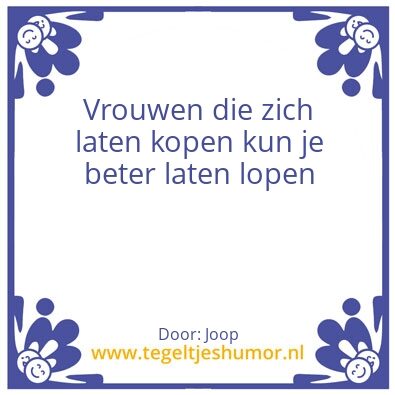Tegeltje: fun