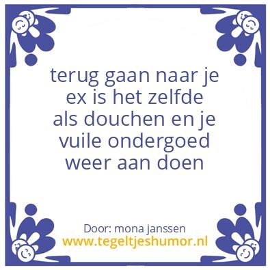Tegeltje: mona