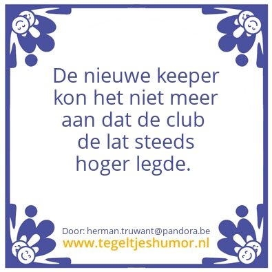 Tegeltje: lat
