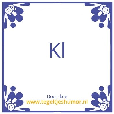 Tegeltje: we