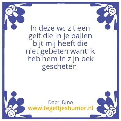 Tegeltje: Geit