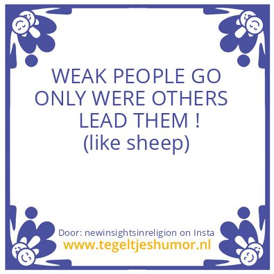 Tegeltje: THE SIMPLE SOLUTION ?
