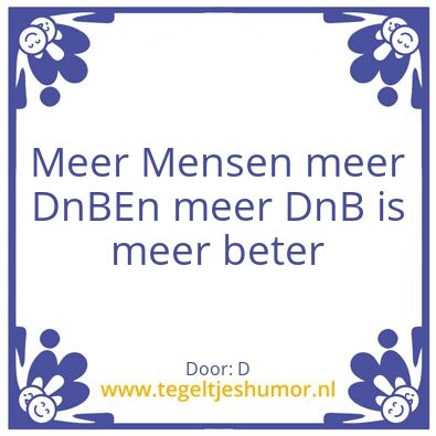Tegeltje: D