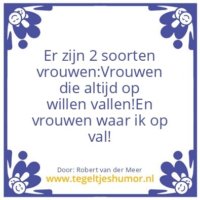 Tegeltje: Vrouwen: