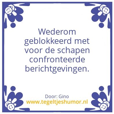 Tegeltje: FB