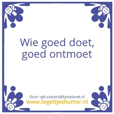 Tegeltje: netwerken