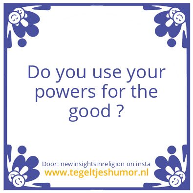 Tegeltje: Powers ?
