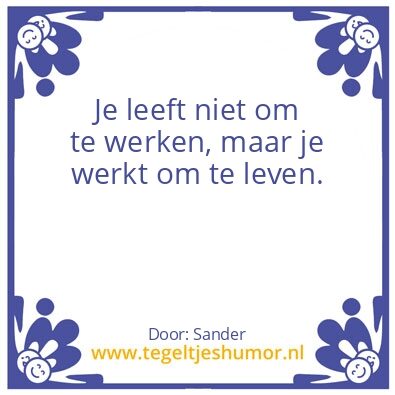 Tegeltje: Sander
