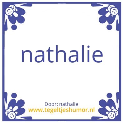 Tegeltje: test