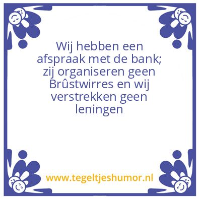 Tegeltje: Bart