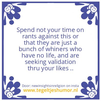 Tegeltje: Rants ???
