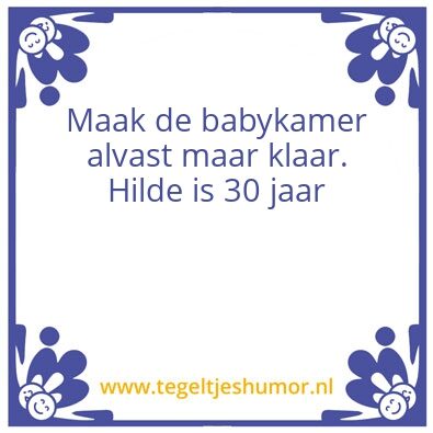 Tegeltje: Hilde