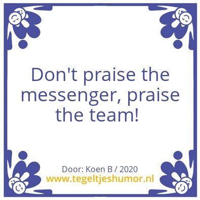 Tegeltje: Team