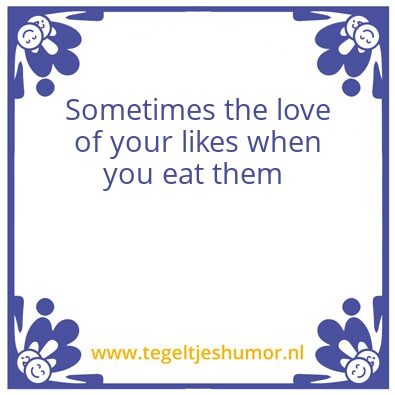 Tegeltje: Sometimes