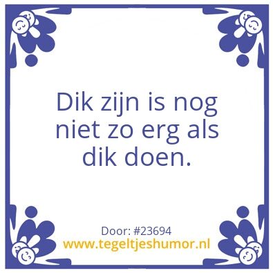 Tegeltje: DIK