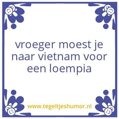 Tegeltje: rene
