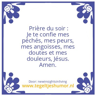 Tegeltje: Bedtime prayer :