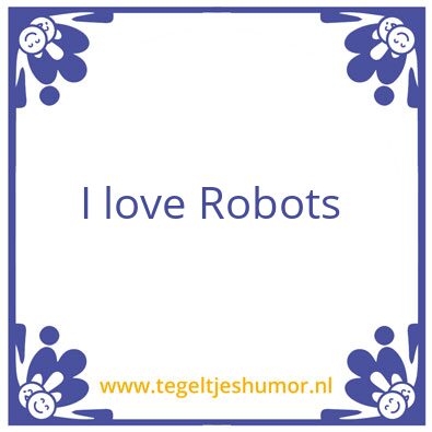 Tegeltje: Robotmowers