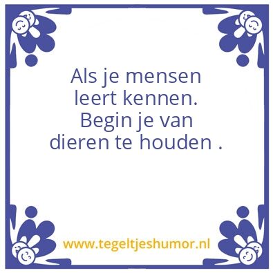 Tegeltje: Mensen