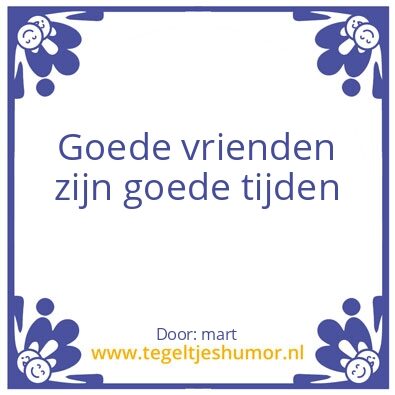 Tegeltje: mart