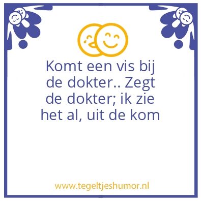 Tegeltje: vis
