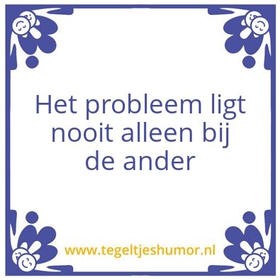Tegeltje: probleem