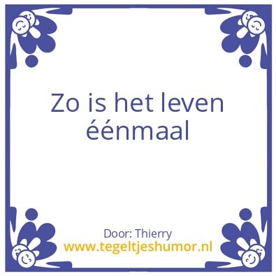 Tegeltje: Thierry