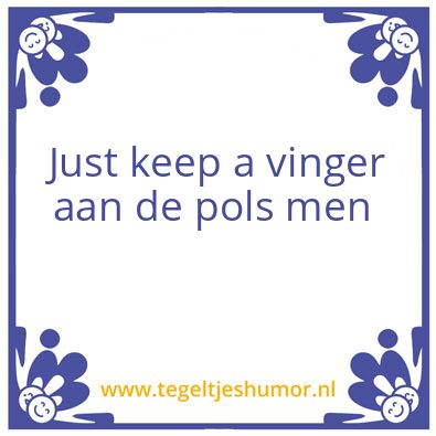 Tegeltje: caes