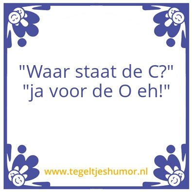 Tegeltje: CO2