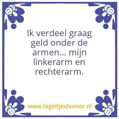 Tegeltje: Verdeel