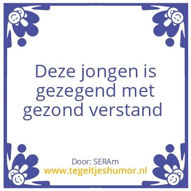 Tegeltje: Ser