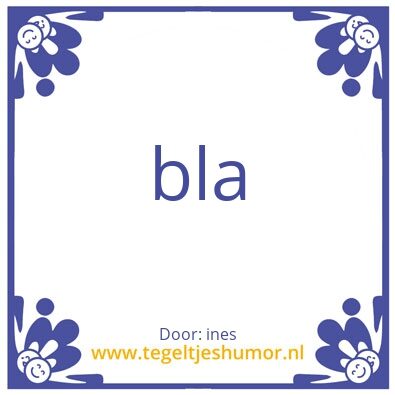 Tegeltje: 1