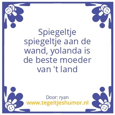 Tegeltje: lieffie