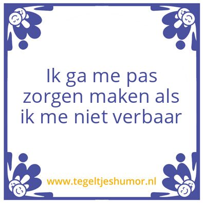 Tegeltje: Test