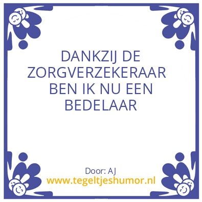 Tegeltje: ZORG