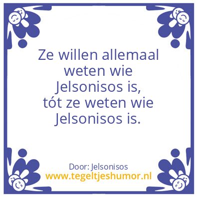 Tegeltje: Test